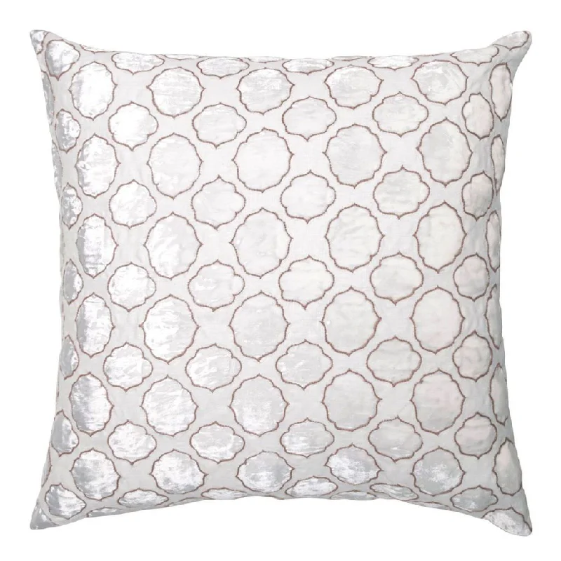 Weekend Specials to Celebrate Latte Tile Velvet Appliqué Pillow by Kevin O'Brien Studio Weekend Specials to Celebrate Latte Tile Velvet Appliqué Pillow by Kevin O'Brien Studio