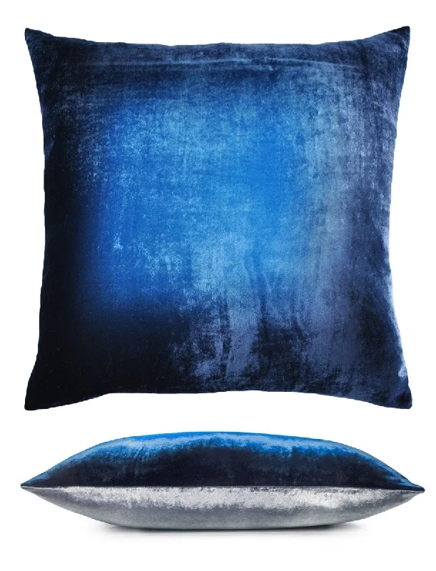 Daily Special Dusk & Midnight Two Tone Ombre Velvet Pillow
