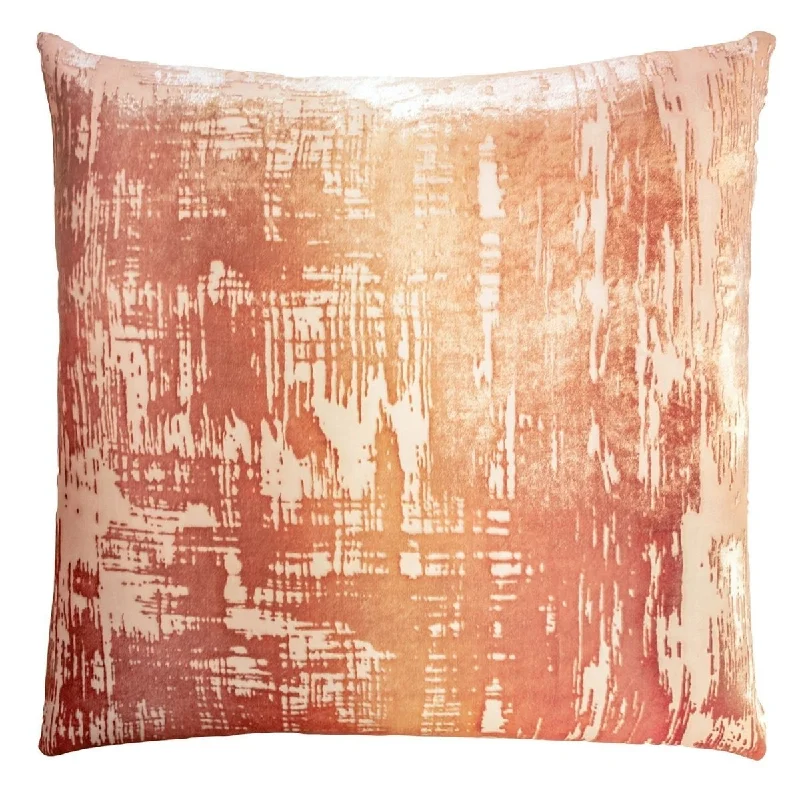 Daily Specials Sunstone Brushstroke Velvet Pillow by Kevin O'Brien Studio