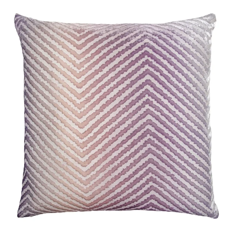 Great Deal Opal Chevron Velvet Pillows by Kevin O'Brien Studio