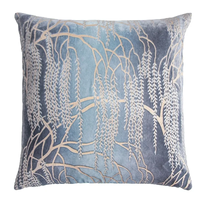 Stock Clearance Metallic Willow Dusk Velvet Pillows