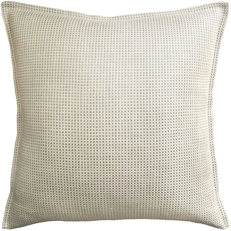 Mega Discount Kumano Weave Ivory & Linen Pillow