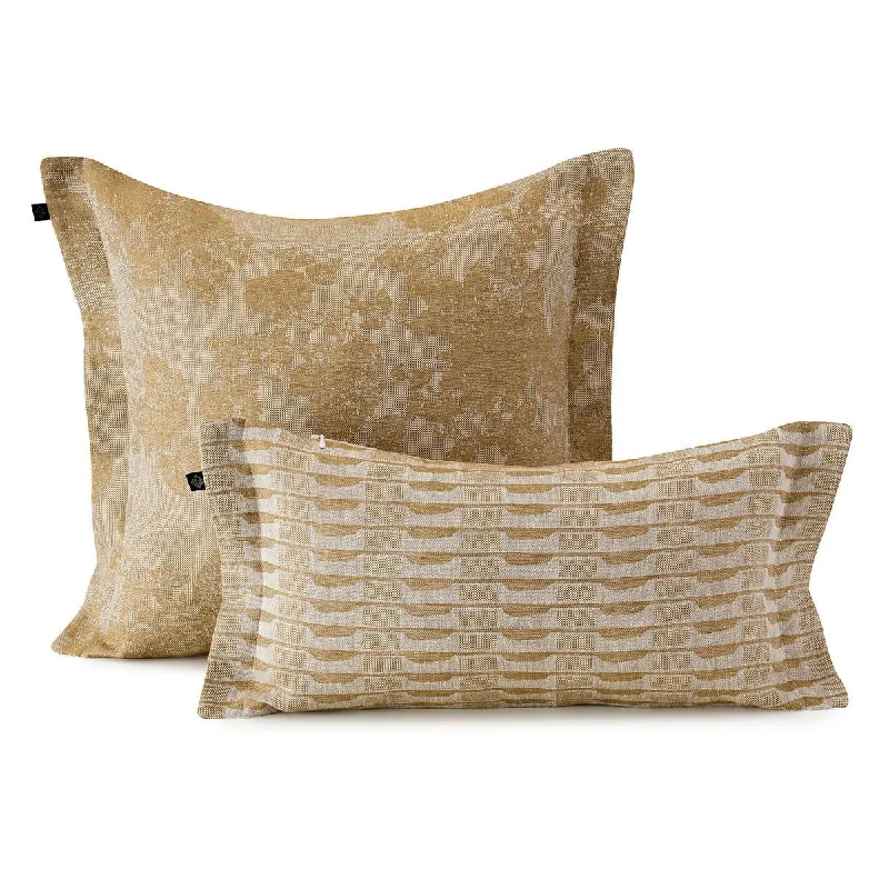 Weekend Discounts to Delight Casual Beige Pillow Covers by Le Jacquard Français