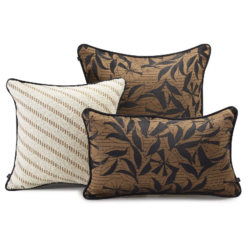 Weekend Offers That Please Esquisse Cumin Pillow Covers by Le Jacquard Français