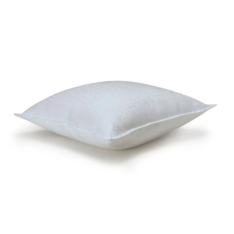 Weekend Savings Sensation Portofino Fiori White Pillow by Le Jacquard Français