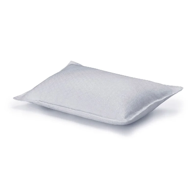 Weekend Savings Spectacle Portofino Geo White Pillow by Le Jacquard Français