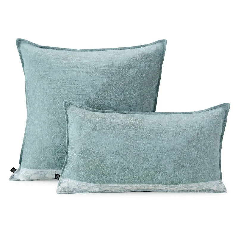 Weekend Savings Spectacle Symphonie Baroque Smoke Pillow Covers by Le Jacquard Français