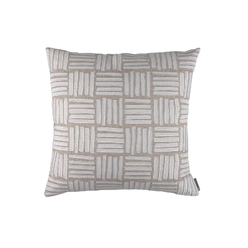 Weekend Bargains to Enjoy Aspen Natural & White Pillow by Lili Alessandra