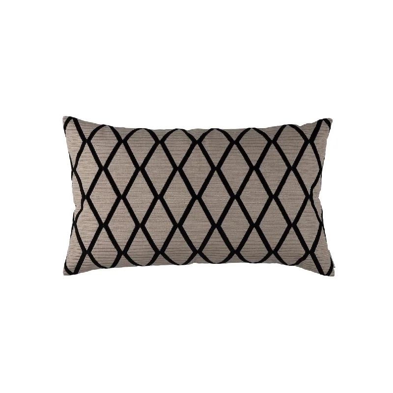 Weekend Savings Fiesta Brook Dark Sand & Black Pillows by Lili Alessandra