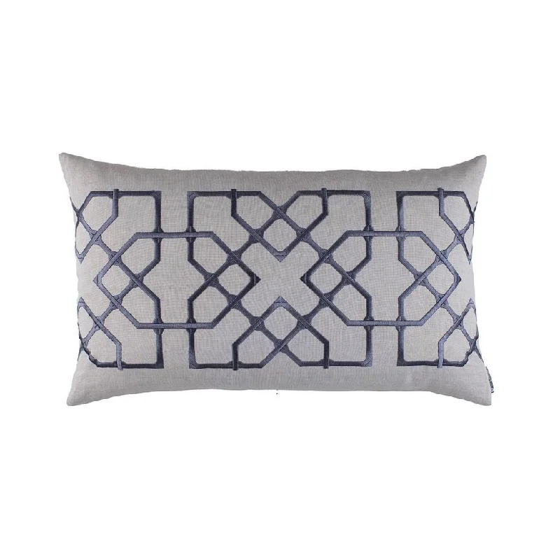 Weekend Savings Bonanza Franco Grey Large Boudoir Pillow by Lili Alessandra