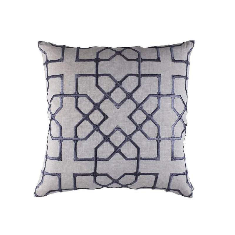 Weekend Savings Spectacular Franco Grey Decorative Pillow by Lili Alessandra