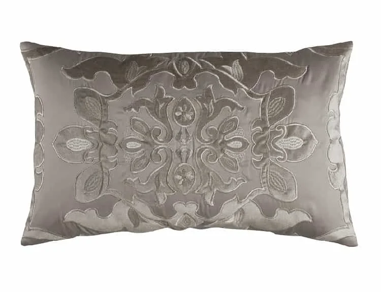 Loyalty Reward Morocco Taupe Lumbar Pillow by Lili Alessandra