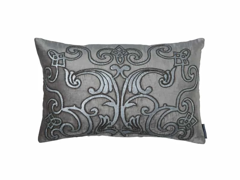 Deal Zone Mozart Platinum & Silver Pillow by Lili Alessandra