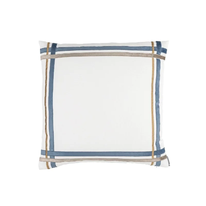 Stock Clearance Oliver Smokey Blue Fawn Euro Pillow by Lili Alessandra