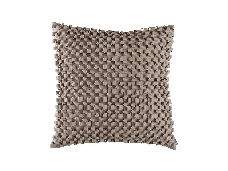 Customer Appreciation Sale Silver Ribbon Pillow by Lili Alessandra