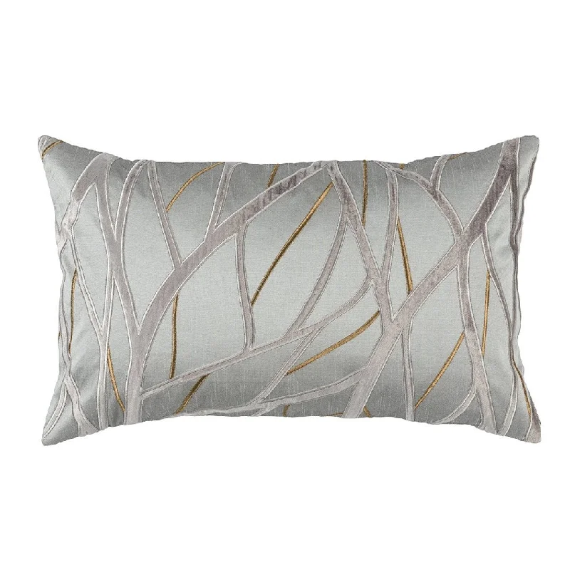 Shop and Save Twig Pewter Lumbar Pillows by Lili Alessandra