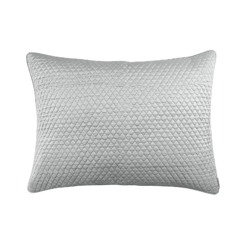 Today Only Valentina Aquamarine Quilted Luxe Euro Pillow by Lili Alessandra