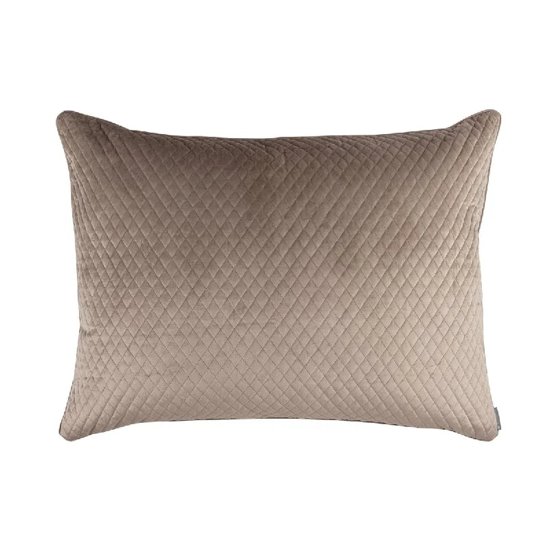 Amazing Deals Valentina Buff Quilted Luxe Euro Pillow by Lili Alessandra