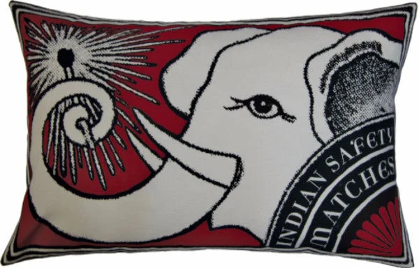 Weekend Bargains to Celebrate Match Co Elelephant Print Pillow Design by Koko & Co