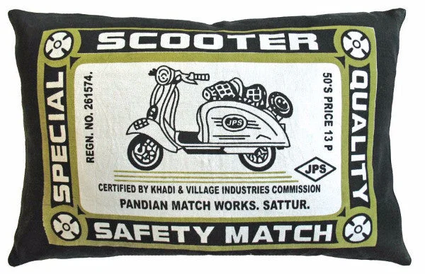 Weekend Offers That Impress Match Co Scooter Print Pillow