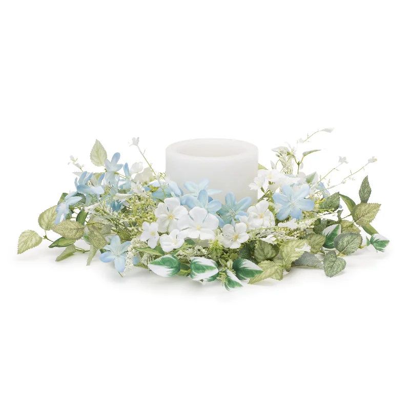 Great Deals Mini Blossom Floral 18" Candle Ring