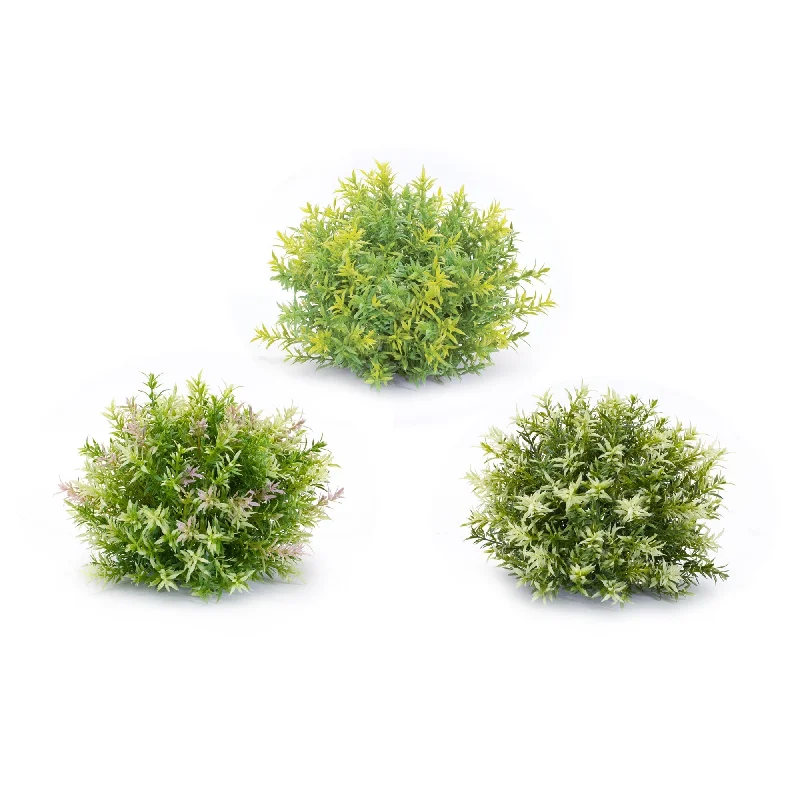 Steals and Deals Mini Leaf 10"  Half Orb, Set of 6