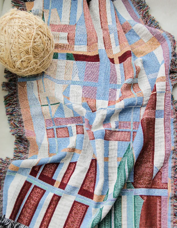Take Advantage Muted Woven Throw Blankets
