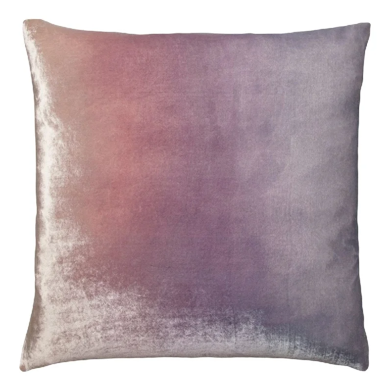 Now or Never Opal Ombre Velvet Pillow by Kevin O'Brien Studio