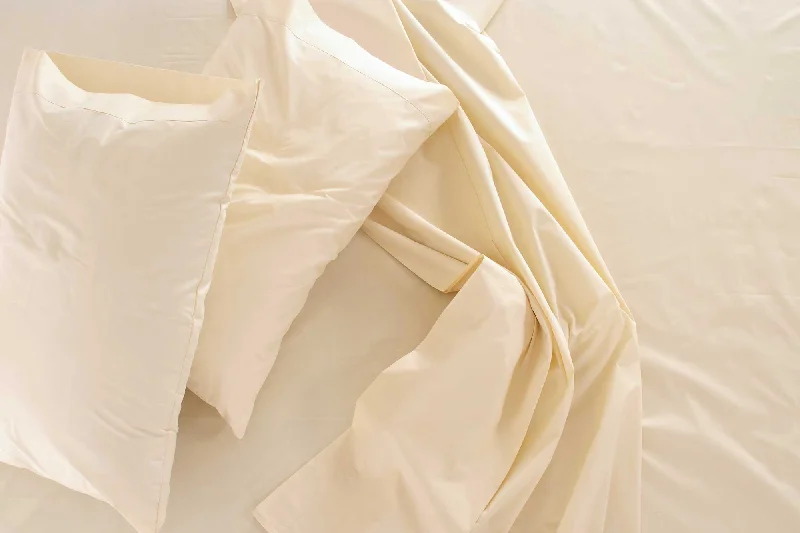 Now or Never Organic Cotton Sateen Pillowcase Pair by Sleep & Beyond