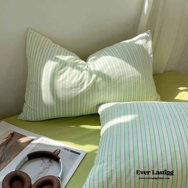 Score The Best Deals Before Monday Pastel Candy Stripe Pillowcases (4 Colors)