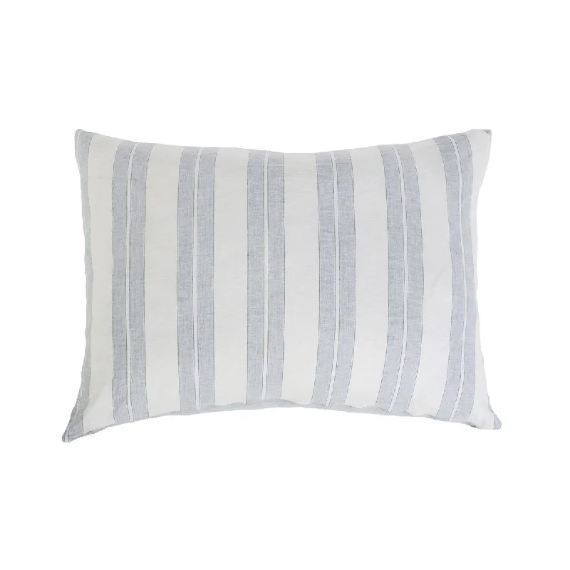 Massive Deal Carter Ivory & Denim Big Pillow by Pom Pom at Home