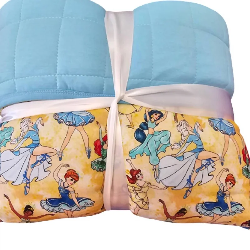 Weekend Offers That Delight Princess Ballet Bamboo Blanket In Yellow/ Blue