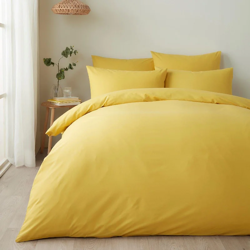 Epic Value Pure Cotton Duvet Cover Set Yellow