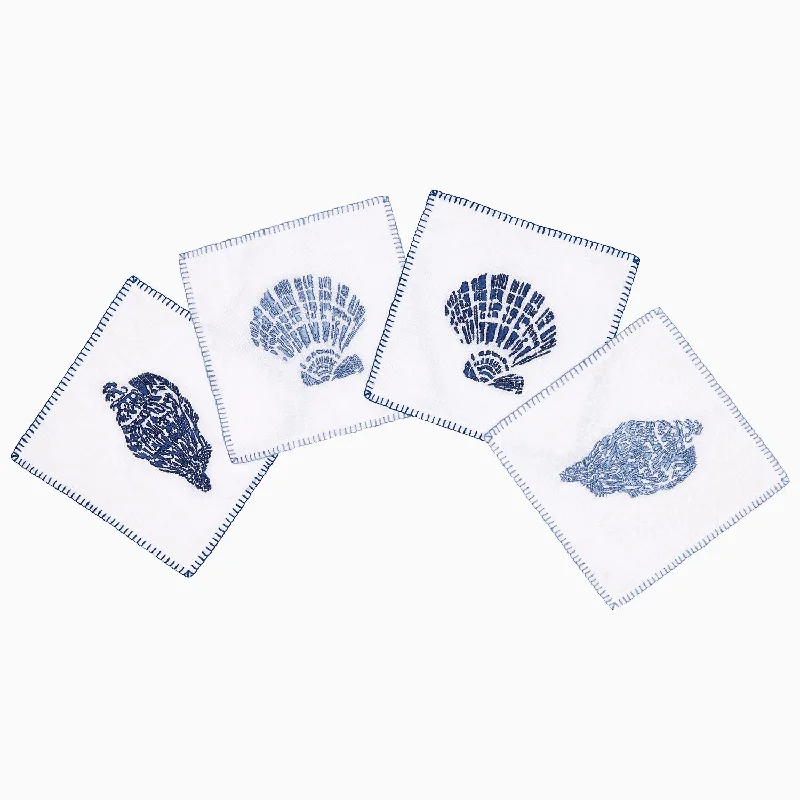 Weekend Discounts to Snag Sea Shells Cocktail Napkins (Set of 4)