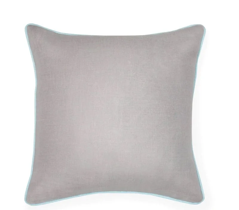 Exclusive Weekend Offers Inside Manarola Grey & Clearwater Decorative Pillow by Sferra