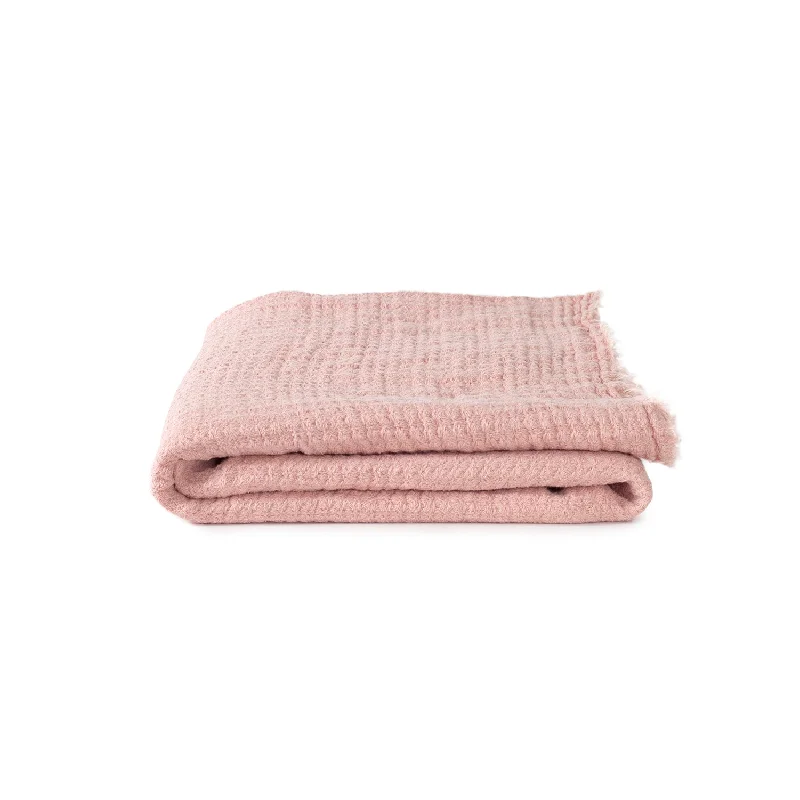 Big Savings On Trendy Styles Simple Linen Blush Throw