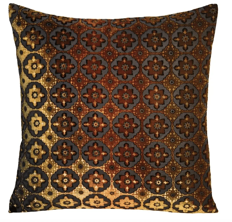 Customer Appreciation Sale Small Moroccan Copper Ivy Velvet Pillows