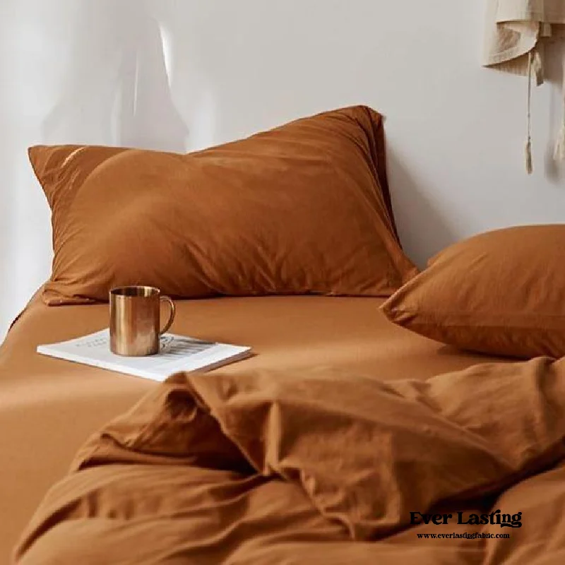 Buy More, Save More Solid Duvet Cover / Pumpkin Orange