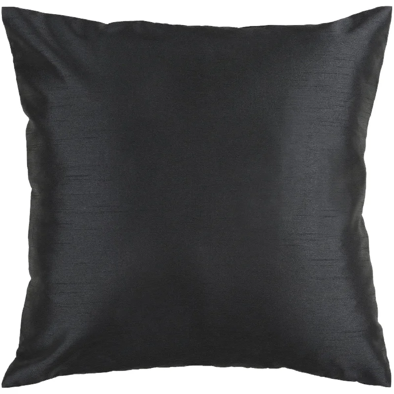 Weekend Deals That Dazzle Solid Luxe Black Pillow
