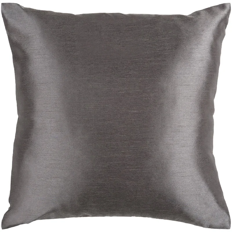 Weekend Shopping Extravaganza Solid Luxe Charcoal Pillow