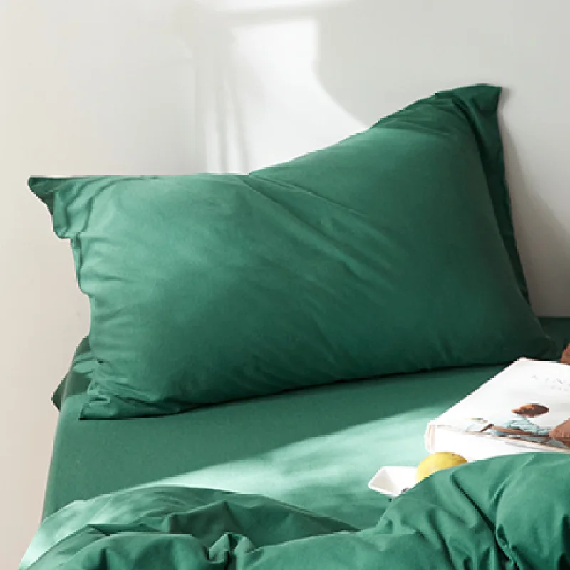 Lowest Prices Solid Pillowcases / Forest Green