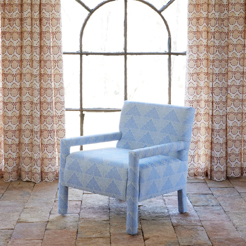Your Favorite Items, Now At Lower Prices Square Chair in Farzu Light Azure