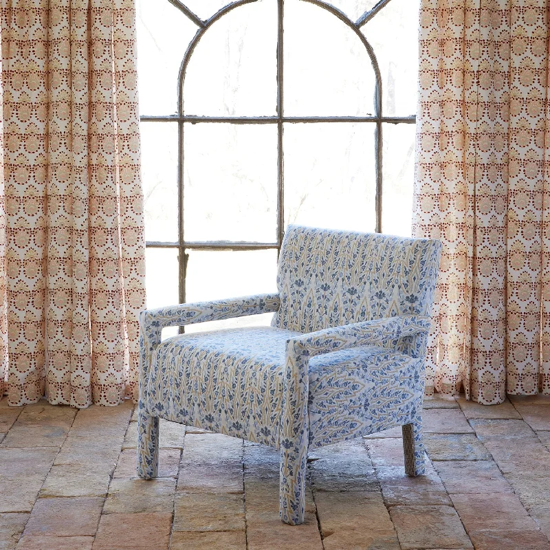 Weekend Savings Extravaganza Square Chair in Marmar Marigold and Natesh Sand