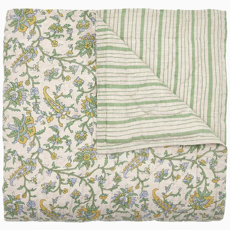 Unwind with Weekend Discounts Tiya Periwinkle Woven Quilt