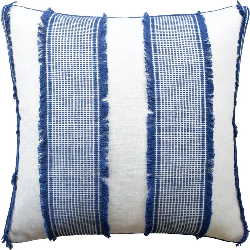 Weekend Deal Tulum Blue Throw Pillow by Ryan Studio