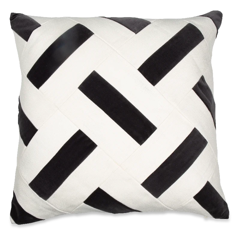 Don't Miss Out On These Must-Have Deals Velvet Lattice Pillow