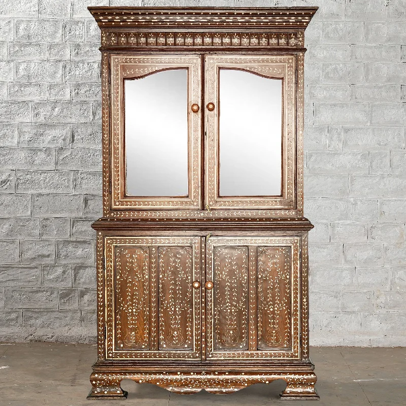 Amazing Prices On The Styles You Love Wooden Inlay Cabinet 5 with Mirrored Doors - 2 Parts Amazing Prices On The Styles You Love Wooden Inlay Cabinet 5 with Mirrored Doors - 2 Parts