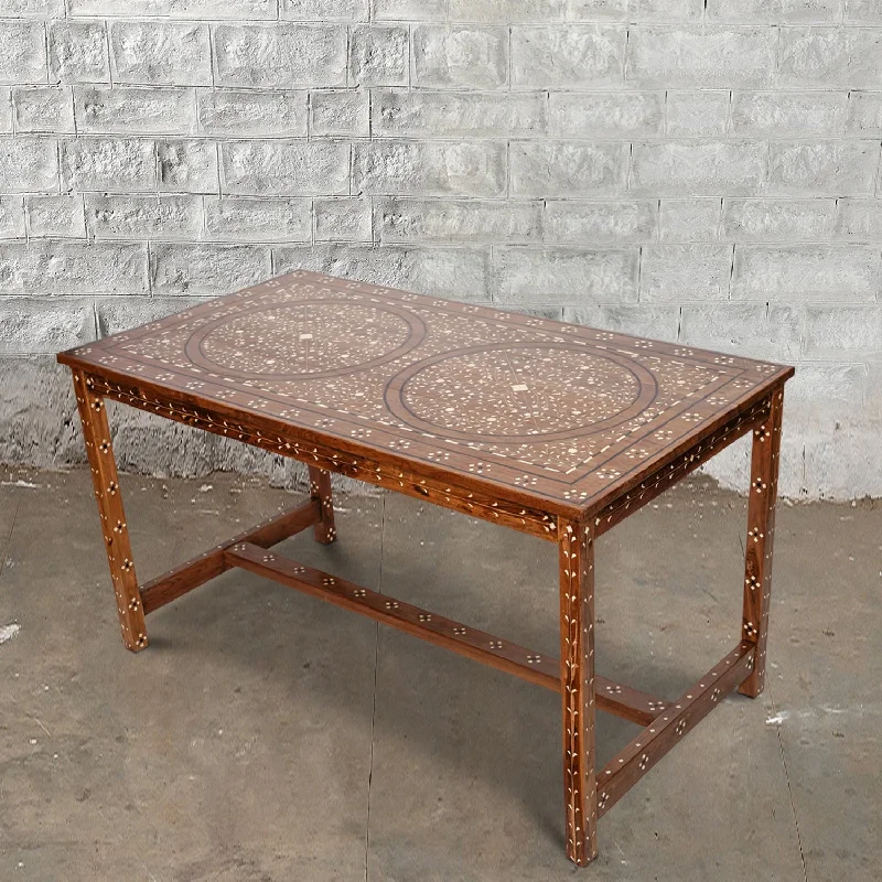 Special Promotions Available For A Short Time Wooden Inlay Table 1