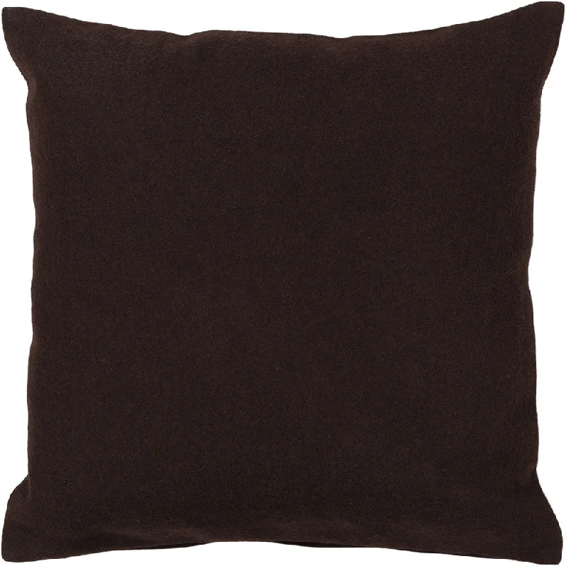 Mega Discount Wool Pillow in Brown