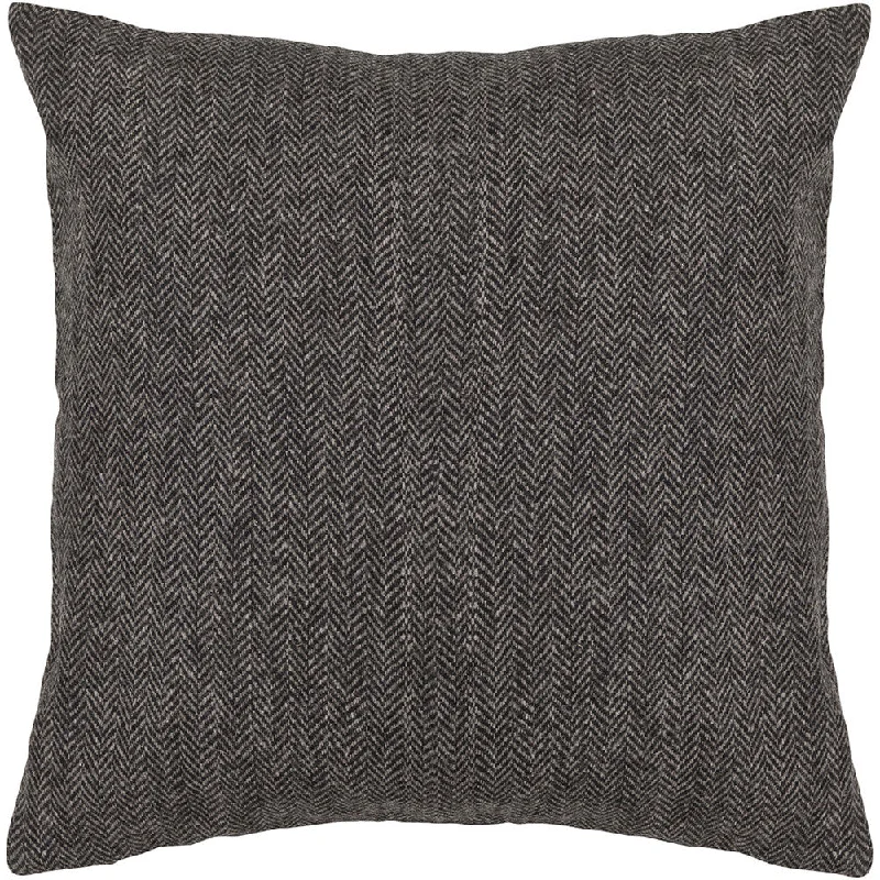 Hurry In Wool Pillow in Grey
